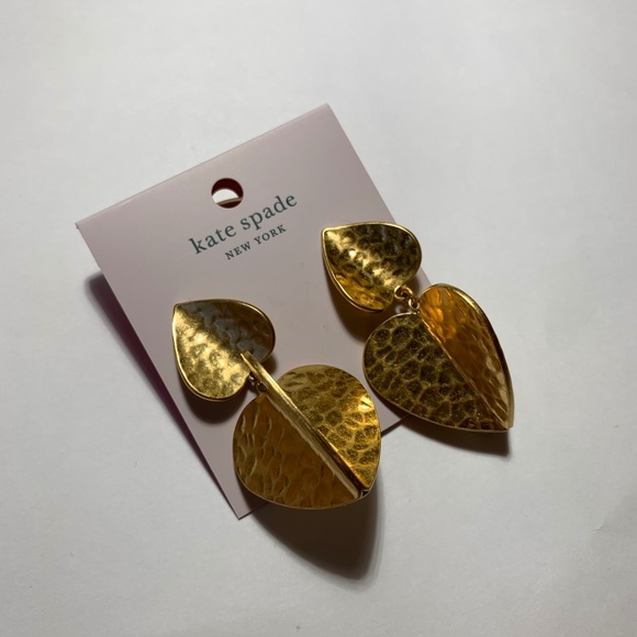 Kate Spade "Metal Petal" Earrings - Picture 4 of 4